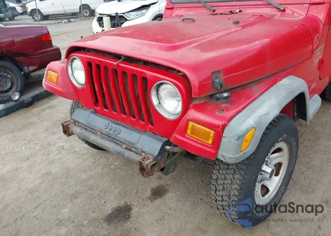 2001 Jeep Wrangler Sport из США, поврежденный, VIN 1J4FA49S81P313805